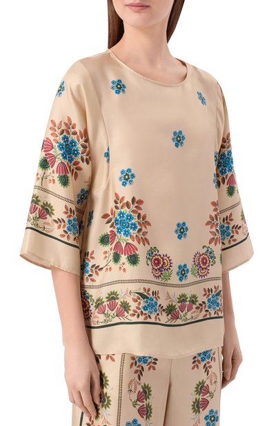 Шелковая блузка WEEKEND MAX MARA, арт. WKDSAMBA, фото 3