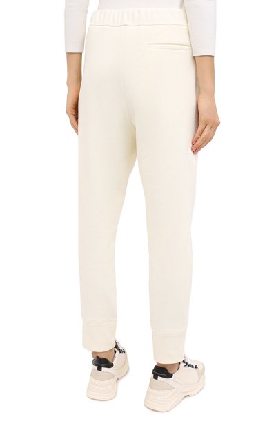 Хлопковое брюки JIL SANDER белого цвета по цене 52750 руб., арт. JPPR727517-WR248608, фото 4 Хлопковое брюки JIL SANDER, арт. JPPR727517-WR248608, фото 4