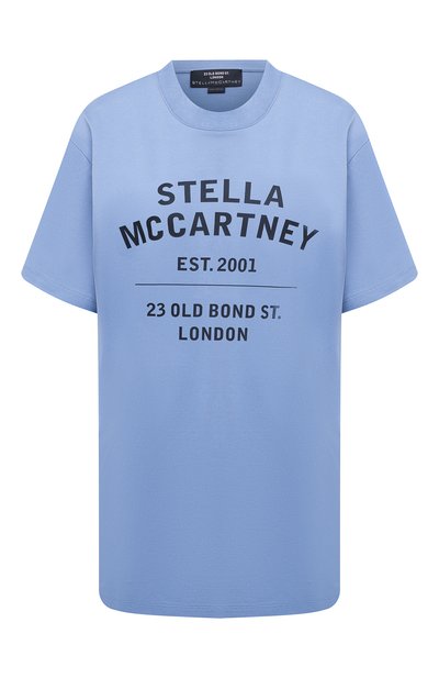 Женская хлопковая футболка STELLA MCCARTNEY, арт. 601849/SMP86