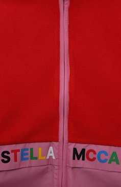 Детский толстовка STELLA MCCARTNEY красного цвета, арт. TT4C20 | Фото 3 (Рукава: Длинные; Девочки Кросс-КТ: Толстовка-одежда; Материал внешний: Синтетический материал; Материал сплава: Проставлено; Драгоценные камни: Проставлено)