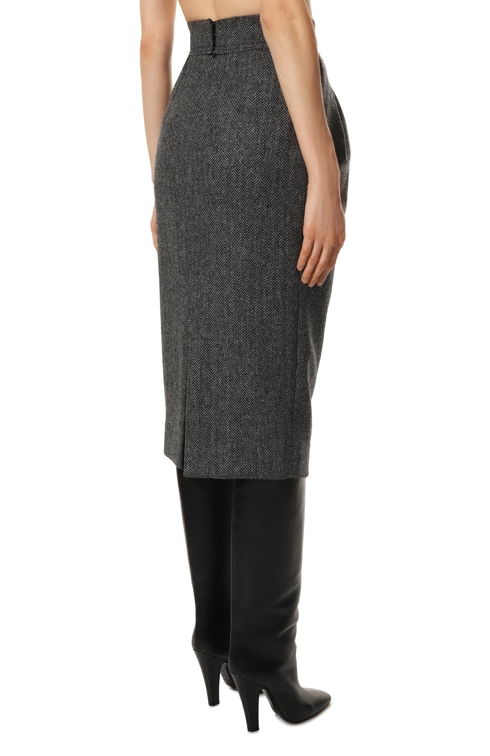 Шерстяная юбка MAISON MARGIELA, арт. S51MA0484/S54246, фото 4