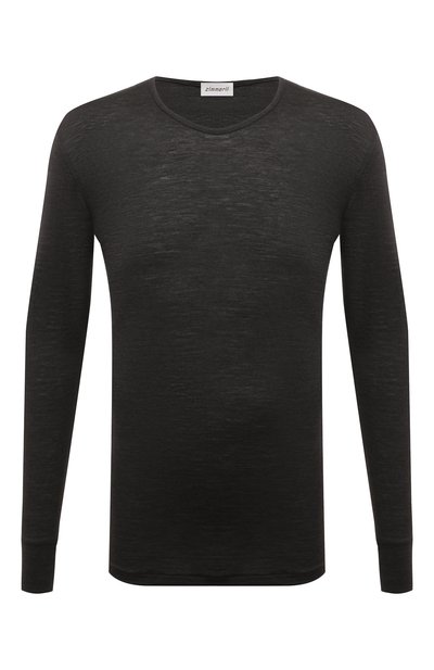 Мужская лонгслив из шерсти и шелка ZIMMERLI, арт. 710-1451