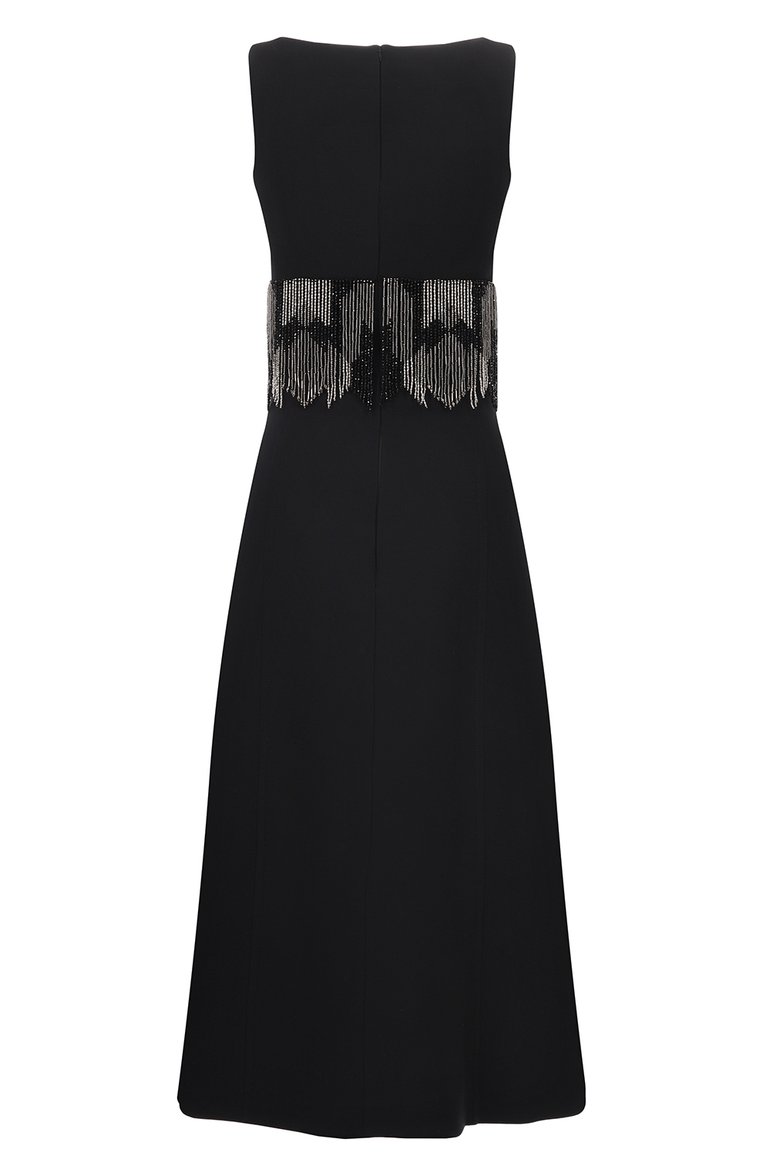 Платье из шерсти и шелка с отделкой бисером PRADA, арт. P3B43R-1XUI-F0002, фото 2