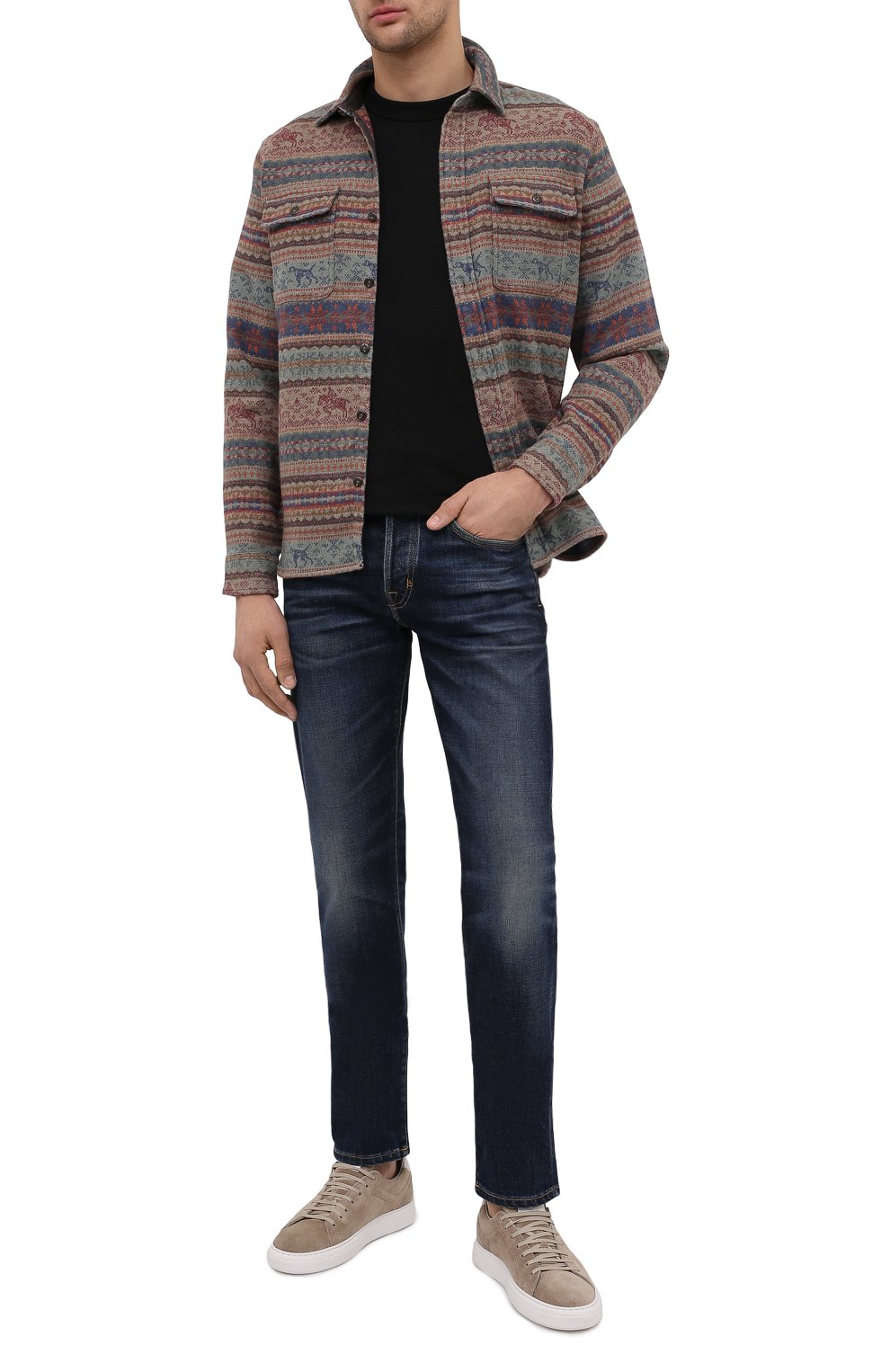 Хлопковая рубашка RRL, арт. 782799941, фото 2