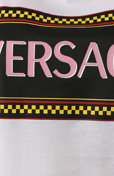 Хлопковая футболка VERSACE, арт. A83045/A201952, фото 5