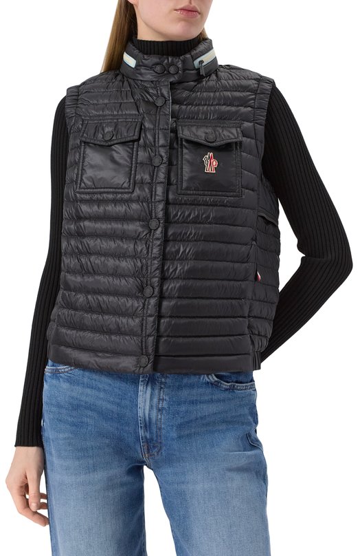 Пуховый жилет Gumaine Moncler Grenoble 1A000105/0595B Чёрный  1A000105/0595B Фото 3