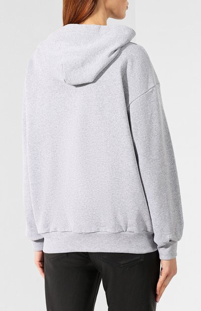 Хлопковая толстовка FORTE DEI MARMI COUTURE серого цвета по цене 24850 руб., арт. FDMC SS19 6237, фото 4 Хлопковая толстовка FORTE DEI MARMI COUTURE, арт. FDMC SS19 6237, фото 4