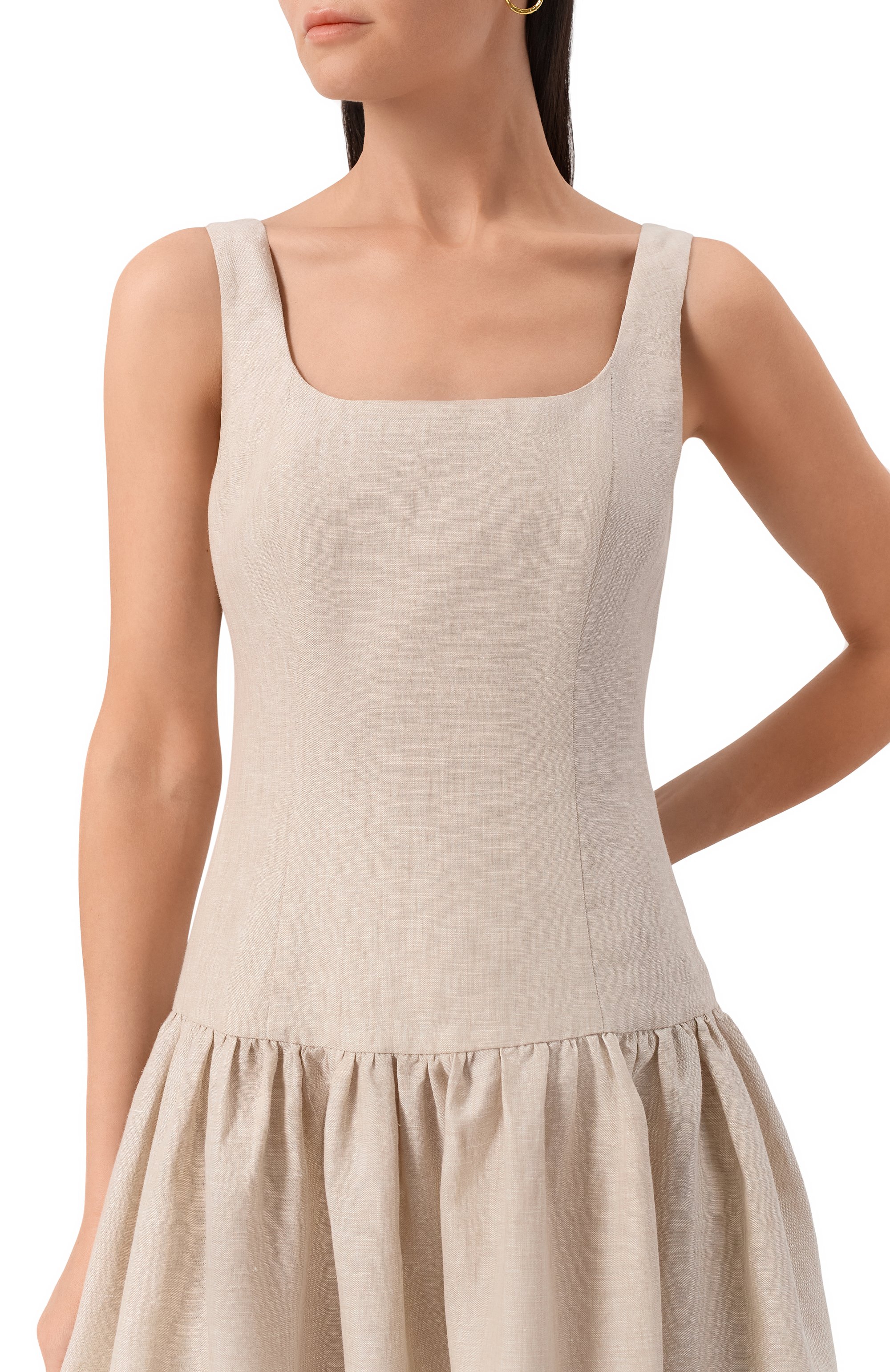 Льняное платье 12 STOREEZ, арт. 131432, фото 5