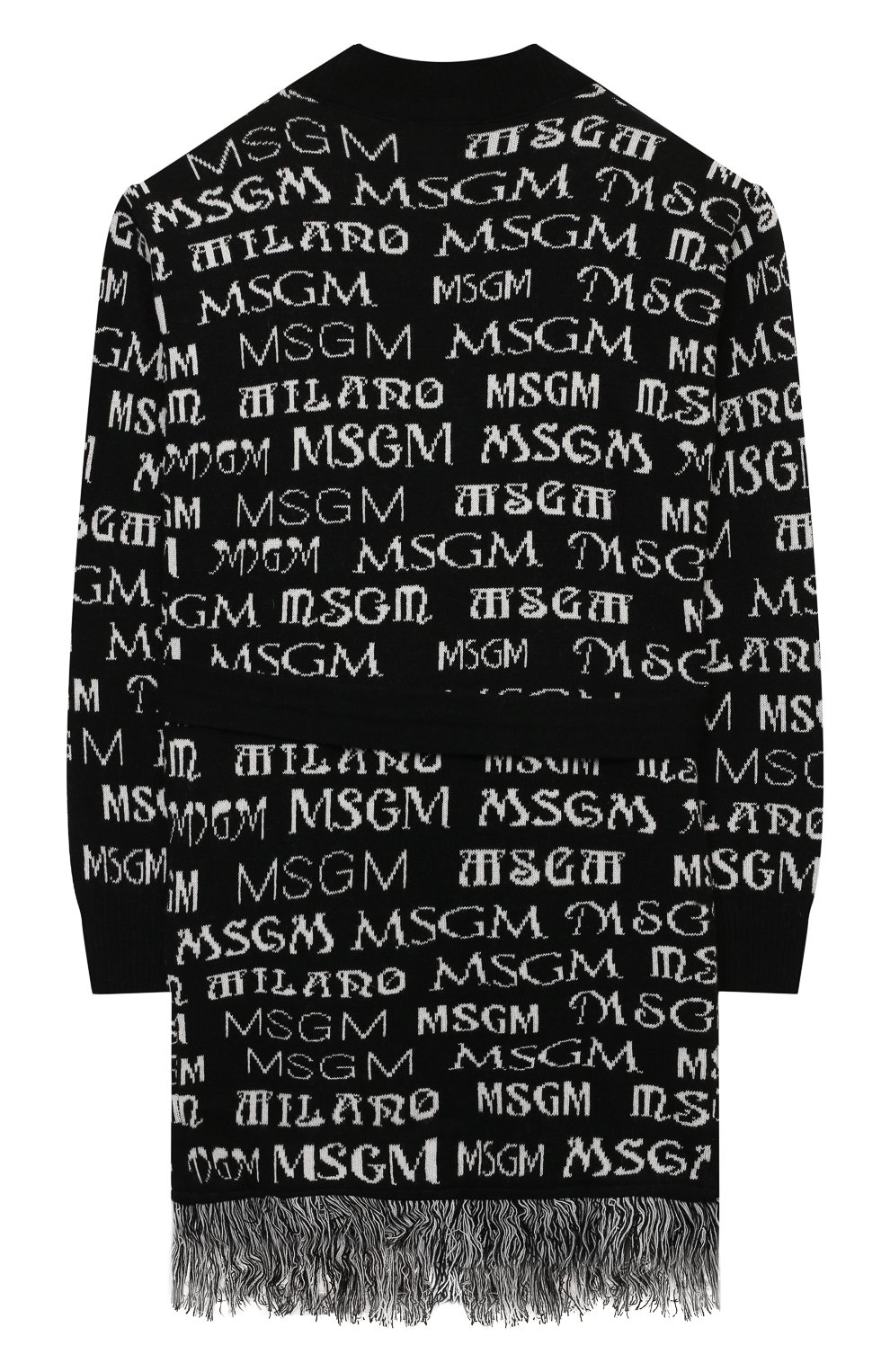 Кардиган с поясом MSGM KIDS, арт. MS027796, фото 2