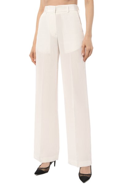 Брюки из вискозы и льна MSGM, арт. 3442MDP13/237309, фото 3