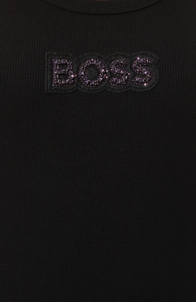 Хлопковая майка BOSS ORANGE, арт. 50527580, фото 5