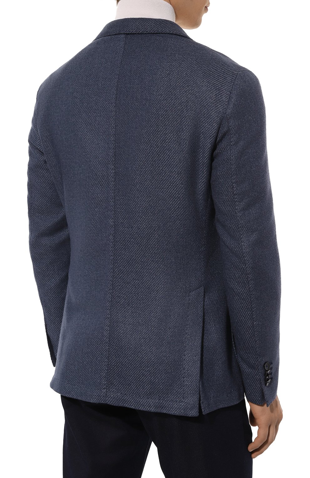 Шерстяной пиджак L.B.M. 1911 темно-синего цвета по цене 95050 руб., арт. 2887/45522, фото 6 Шерстяной пиджак L.B.M. 1911, арт. 2887/45522, фото 6