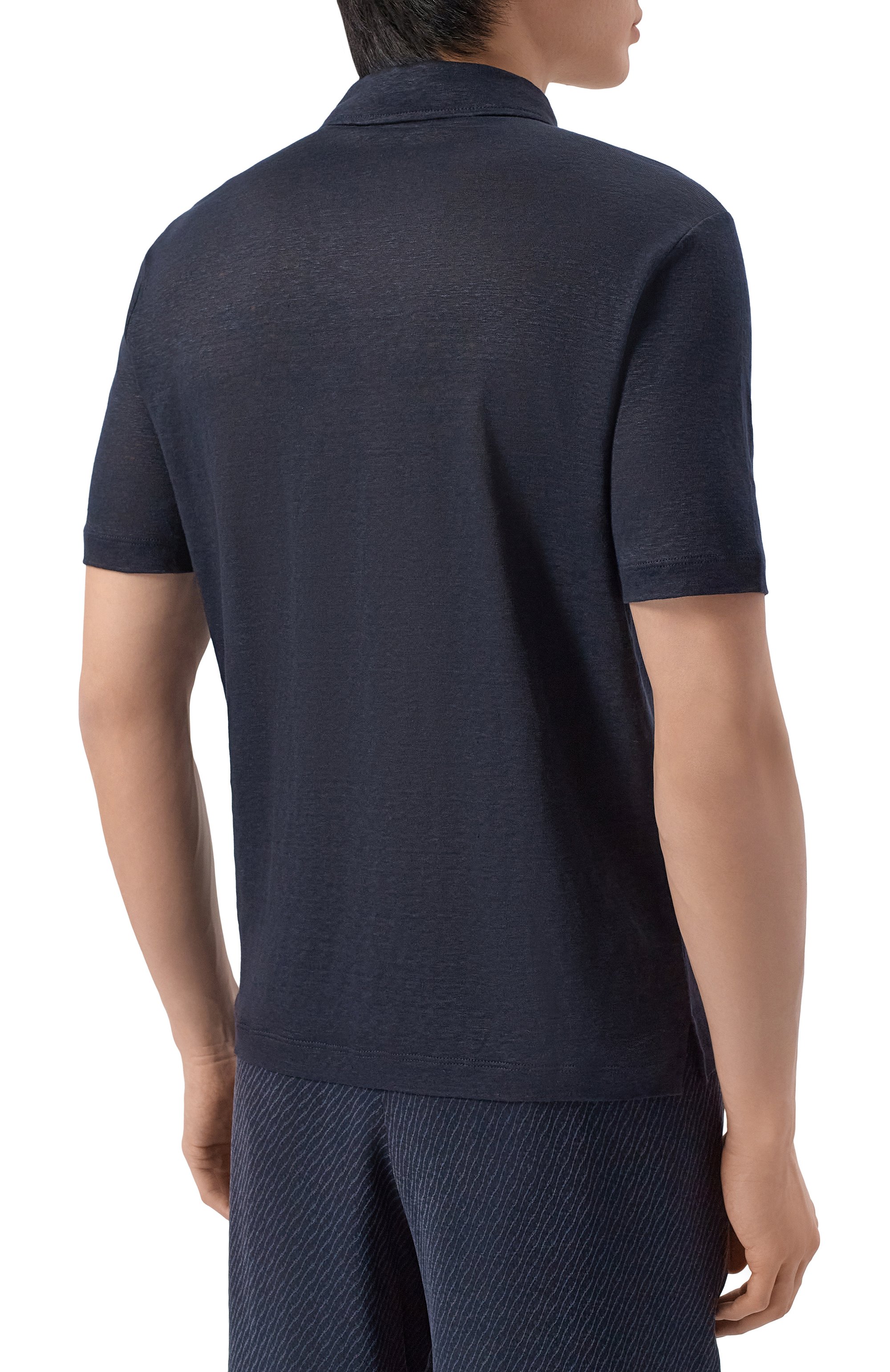 Льняное поло GIORGIO ARMANI, арт. 3RSF80/SJJMZ, фото 4