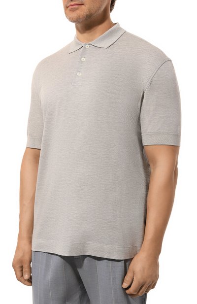 Хлопковое поло ZEGNA, арт. UC381A6/C740K95, фото 3