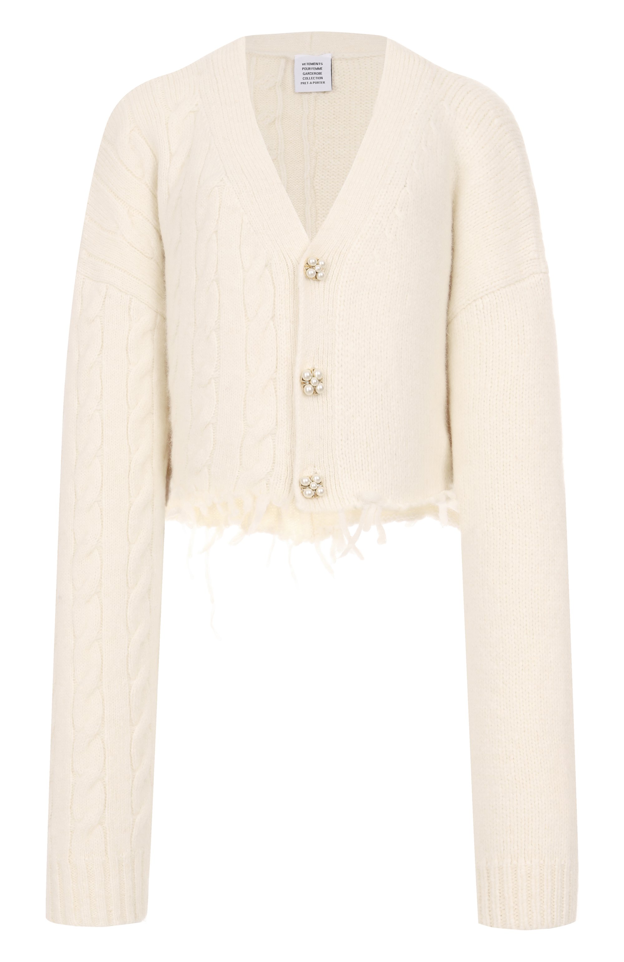 Шерстяной кардиган VETEMENTS, арт. WA65KN276C/2901 KNIT, фото 1