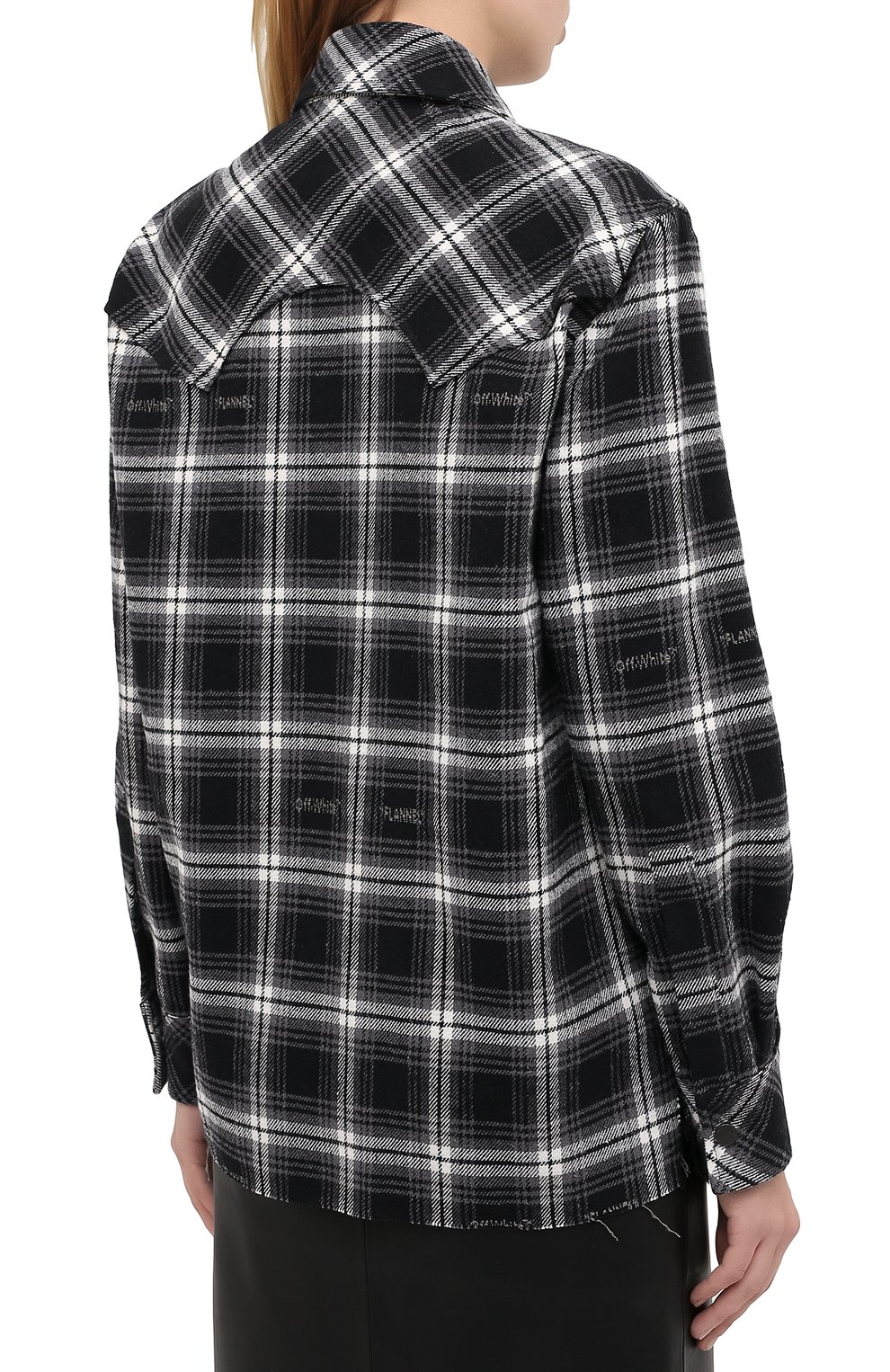 Хлопковая рубашка OFF-WHITE, арт. 0WGA078E20FAB0021000, фото 4
