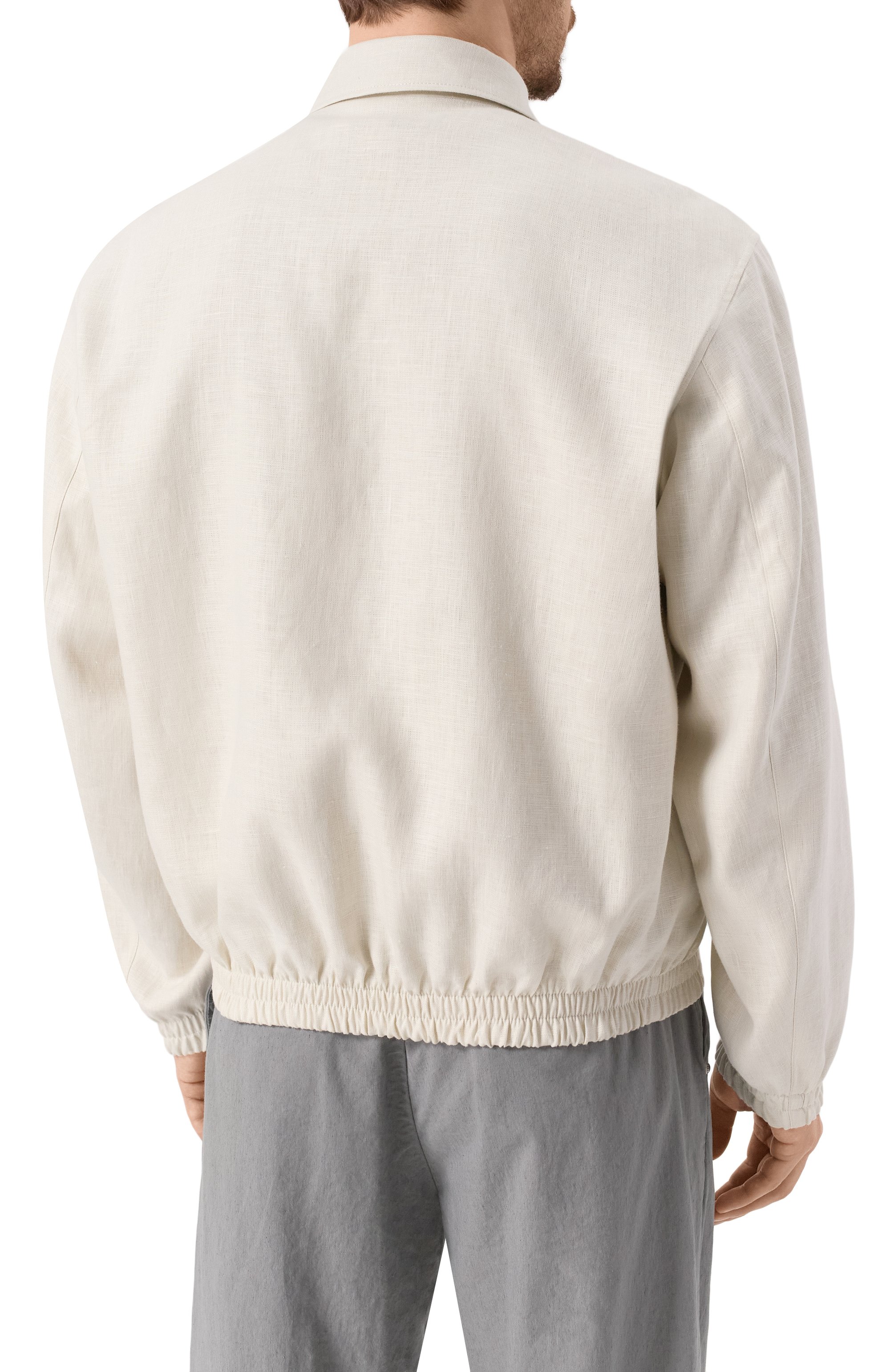 Льняной бомбер BOSS, арт. 50537577, фото 4