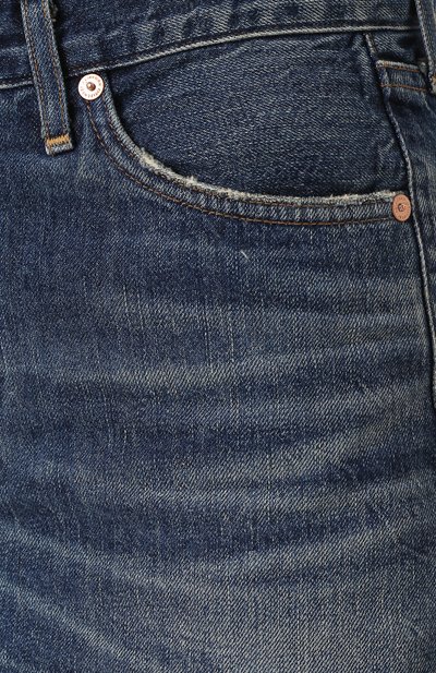 Джинсовая мини-юбка с потертостями CITIZENS OF HUMANITY, арт. 3132B-763, фото 5