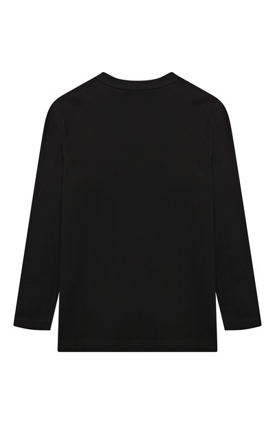 Хлопковый лонгслив HUGO черного цвета по цене 6740 руб., арт. G00155, фото 2 Хлопковый лонгслив HUGO, арт. G00155, фото 2