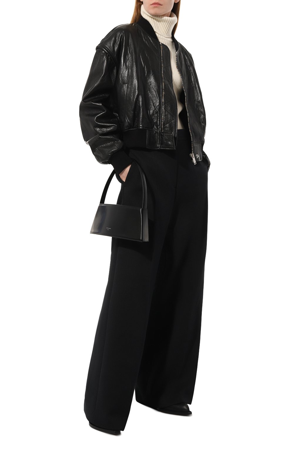 Кожаный бомбер HALFBOY, арт. HSS241WLBB084, фото 2