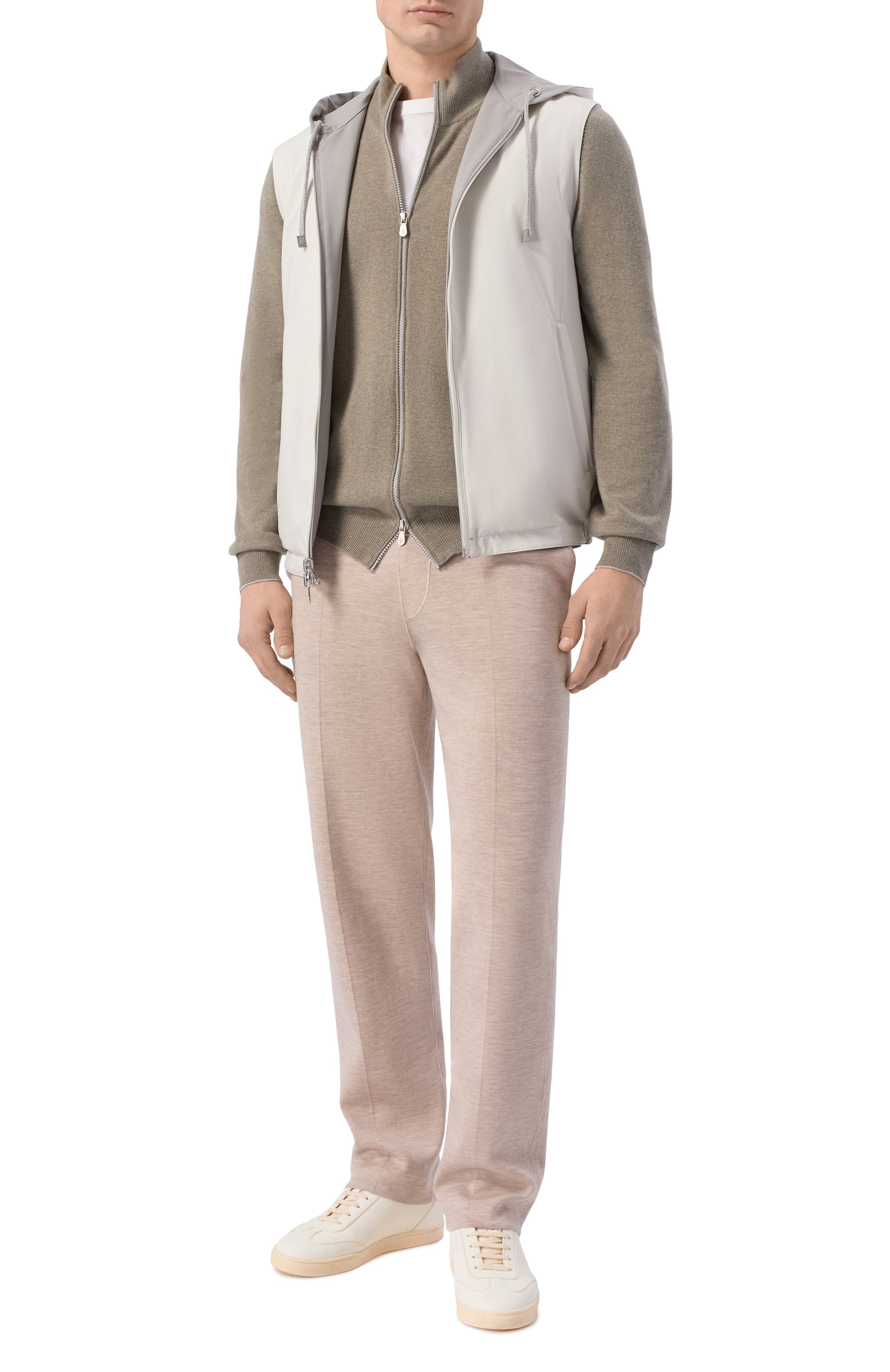 Брюки из хлопка и кашемира BRIONI, арт. UMUB0L/P0K03, фото 2