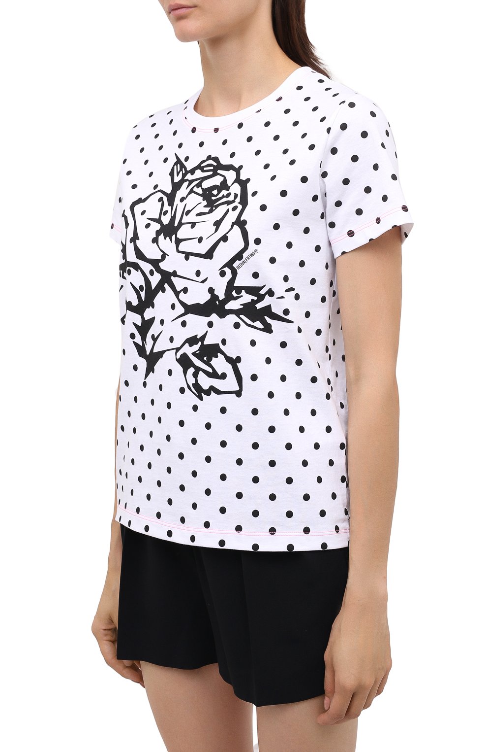 Хлопковая футболка REDVALENTINO, арт. UR0MG08F/5J8, фото 3