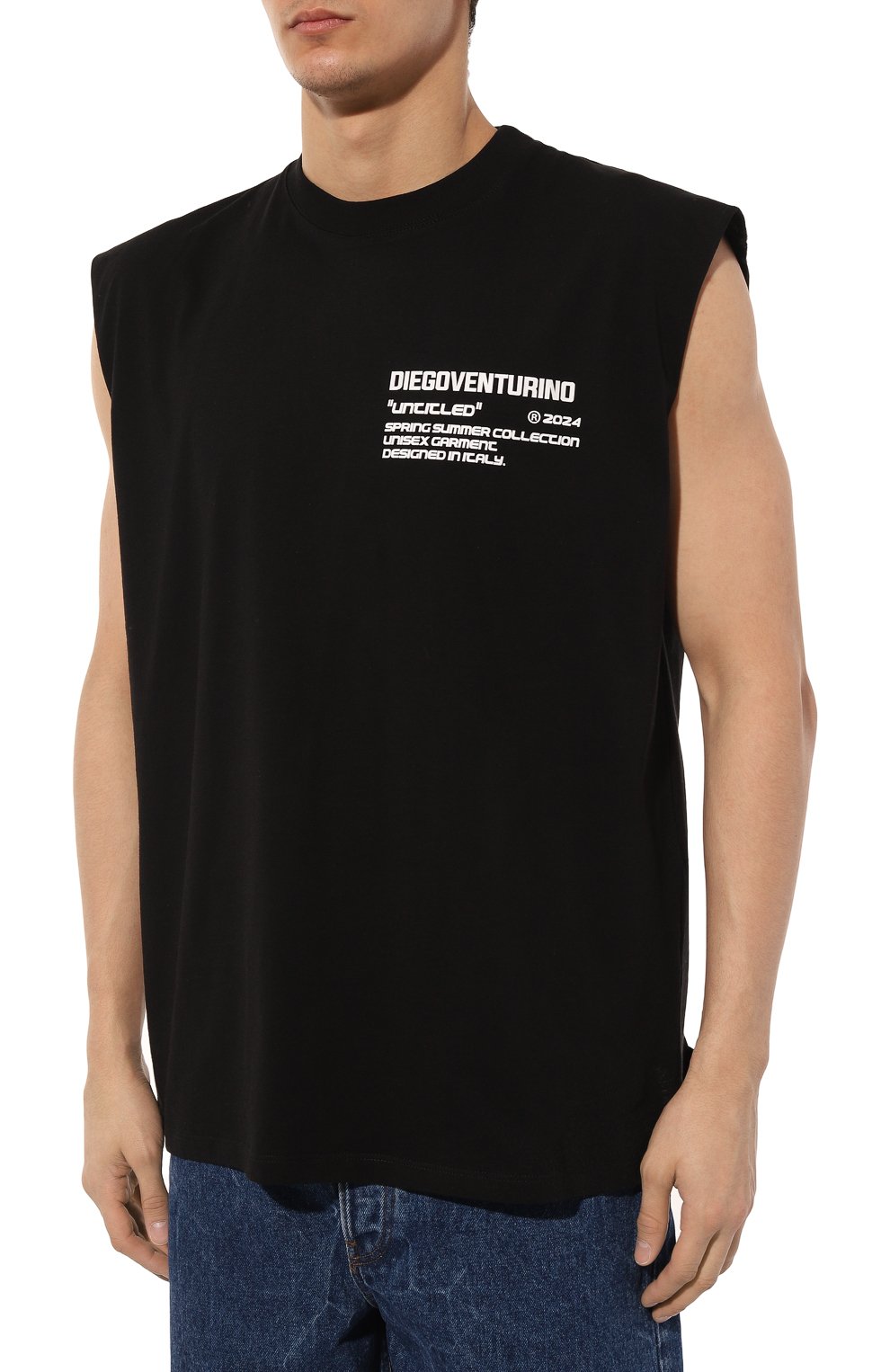 Хлопковая майка DIEGO VENTURINO, арт. D3S4TS-SMBASIC2, фото 3