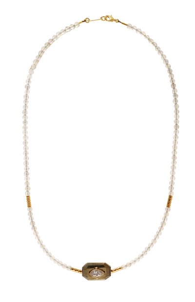 Женское колье HANKA_IN, арт. INS-CH-LAB-PYR-CZ-1M