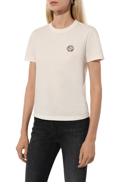 Хлопковая футболка GUCCI, арт. 748287/XJGDK, фото 3