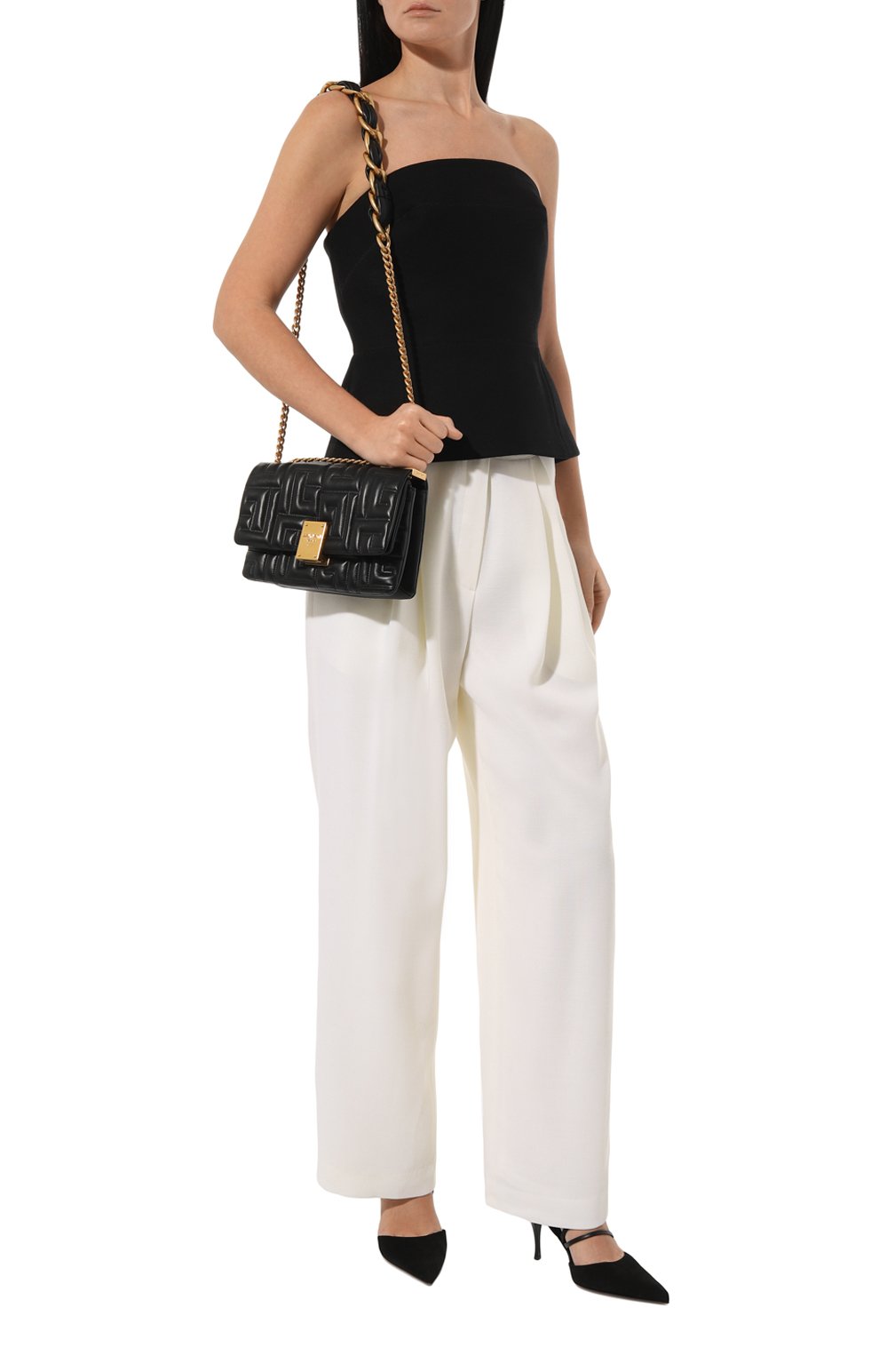 Сумка 1945 small BALMAIN, арт. AN1BJ778LNQD, фото 7