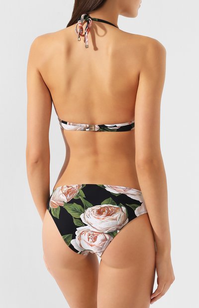 Бра с принтом DOLCE & GABBANA черного цвета по цене 38500 руб., арт. 01A30J/FSG05, фото 3 Бра с принтом DOLCE & GABBANA, арт. 01A30J/FSG05, фото 3