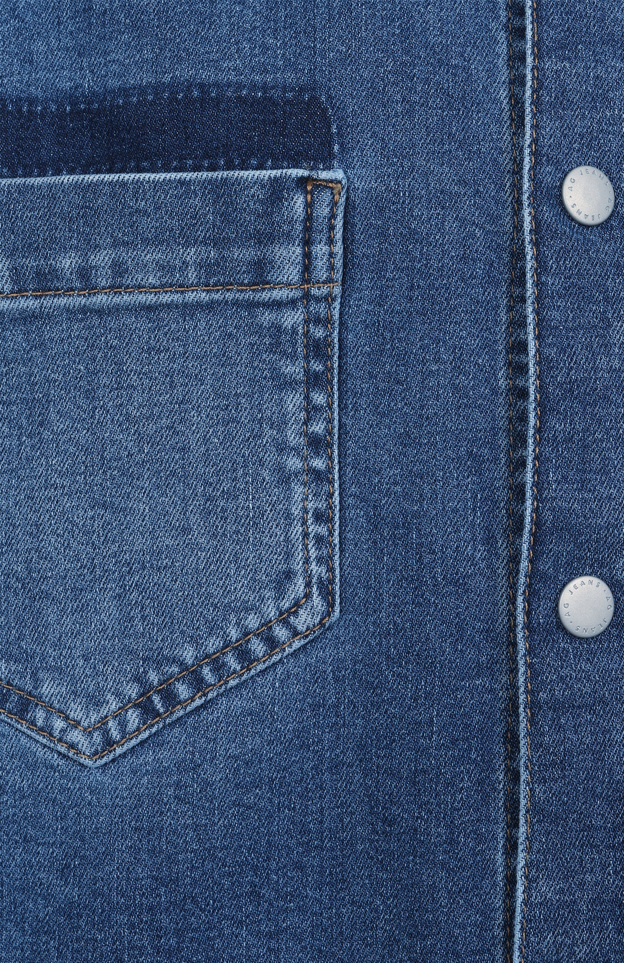 Джинсовая рубашка AG ADRIANO GOLDSCHMIED, арт. W0108-030, фото 6