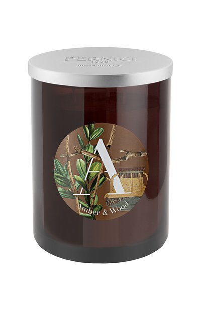 Свеча amber &amp; wood (900g) PERNICI, арт. 8001962085397