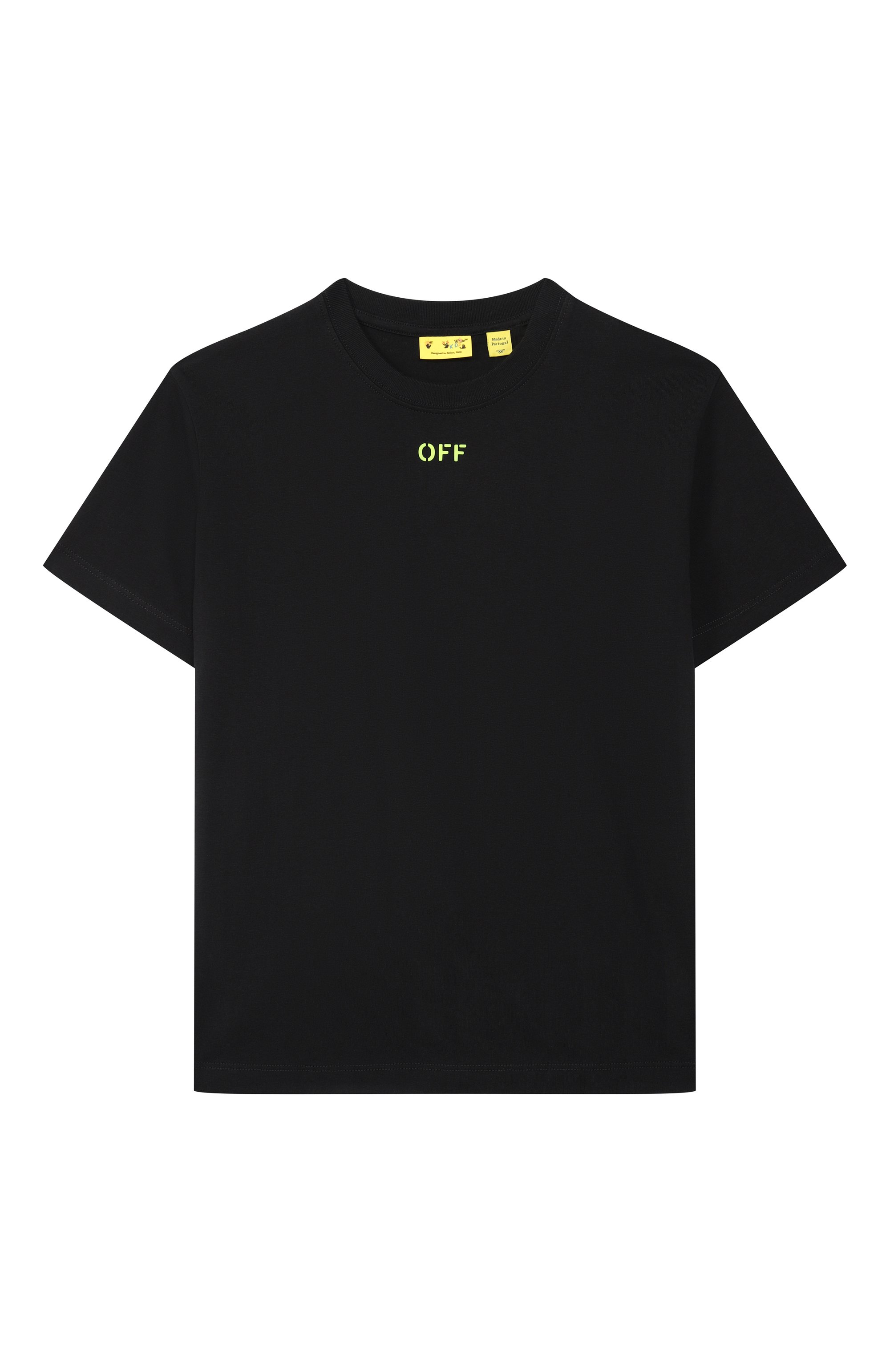 Хлопковая футболка OFF-WHITE, арт. 0BAA002S26JER004_001, фото 1