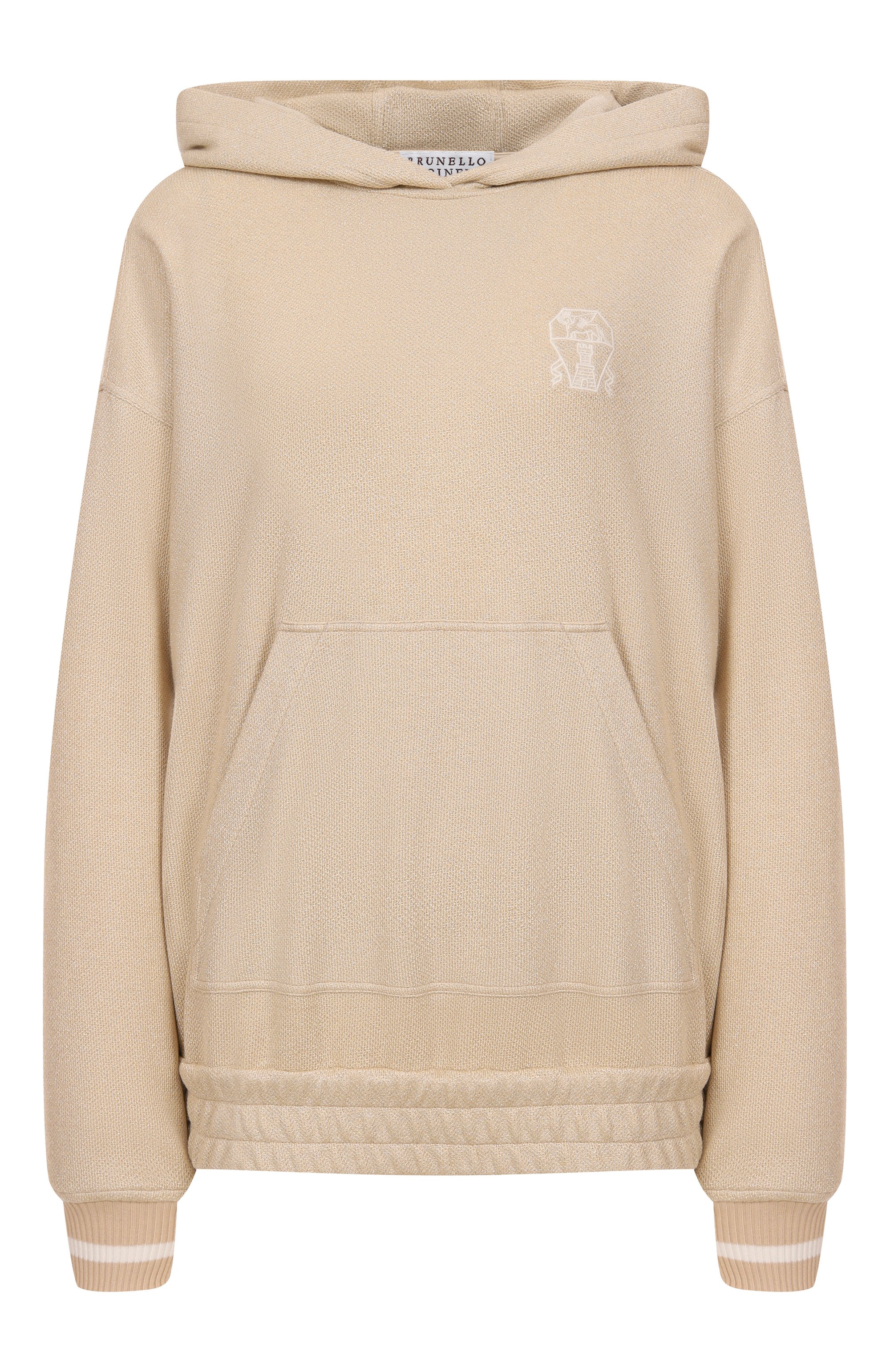 Худи из вискозы и хлопка BRUNELLO CUCINELLI, арт. MP930SN909, фото 1