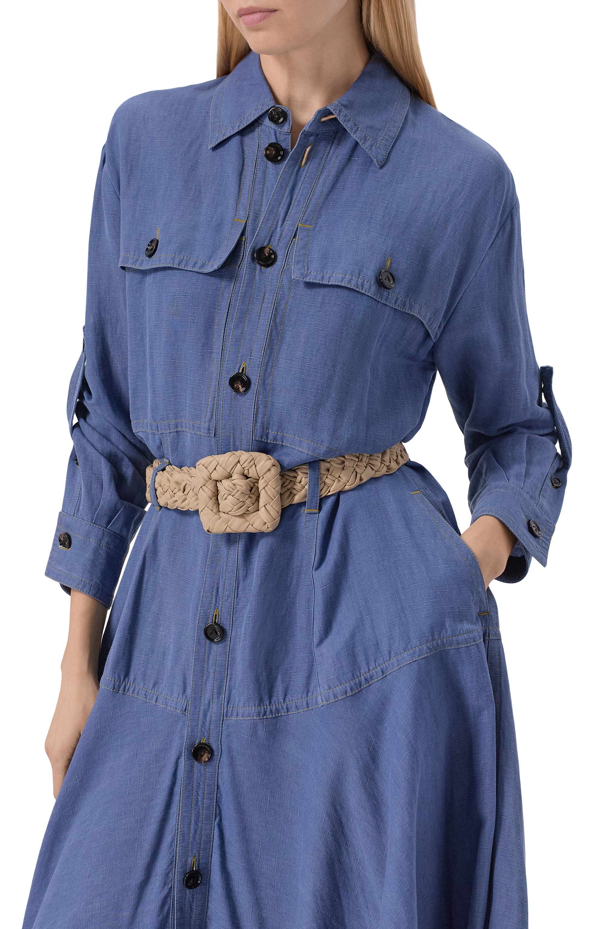 Кожаный ремень BOTTEGA VENETA, арт. 867503/V6JR0, фото 2