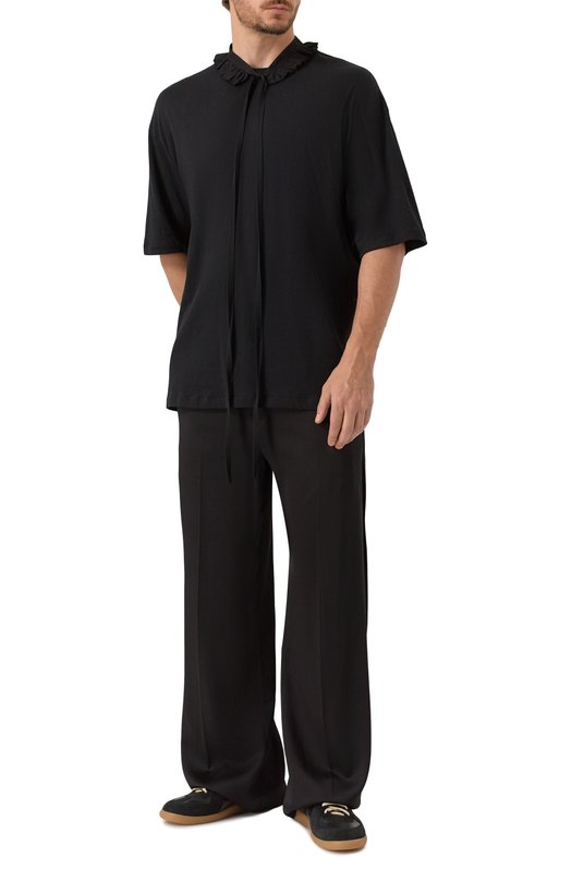Брюки Ann Demeulemeester B0013144/FA647 Чёрный  B0013144/FA647 Фото 2