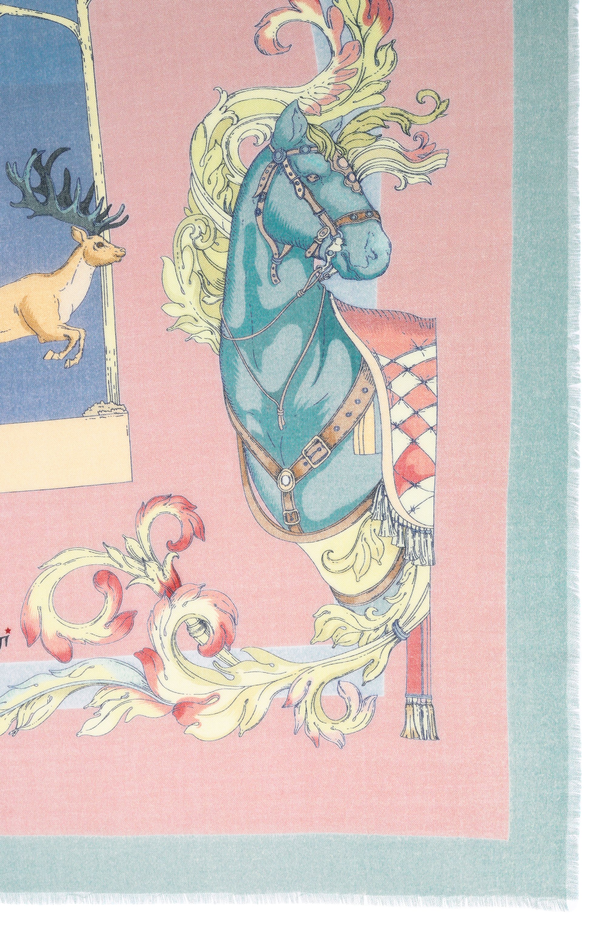 Шерстяная шаль  царская охота GOURJI, арт. 91168939/55117, фото 4