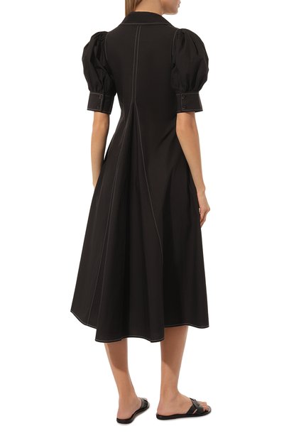 Хлопковое платье GANNI, арт. F7127, фото 4