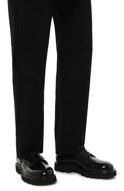 Кожаные дерби PREMIATA черного цвета по цене 58000 руб., арт. 32220/TRENDY, фото 3 Кожаные дерби PREMIATA, арт. 32220/TRENDY, фото 3