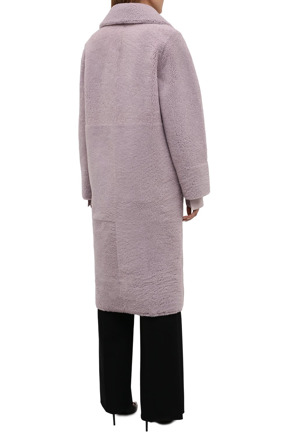 Шуба из овчины METEO YVES SALOMON, арт. 22WMM61399MECL/VI0LETTE PASTEL, фото 4