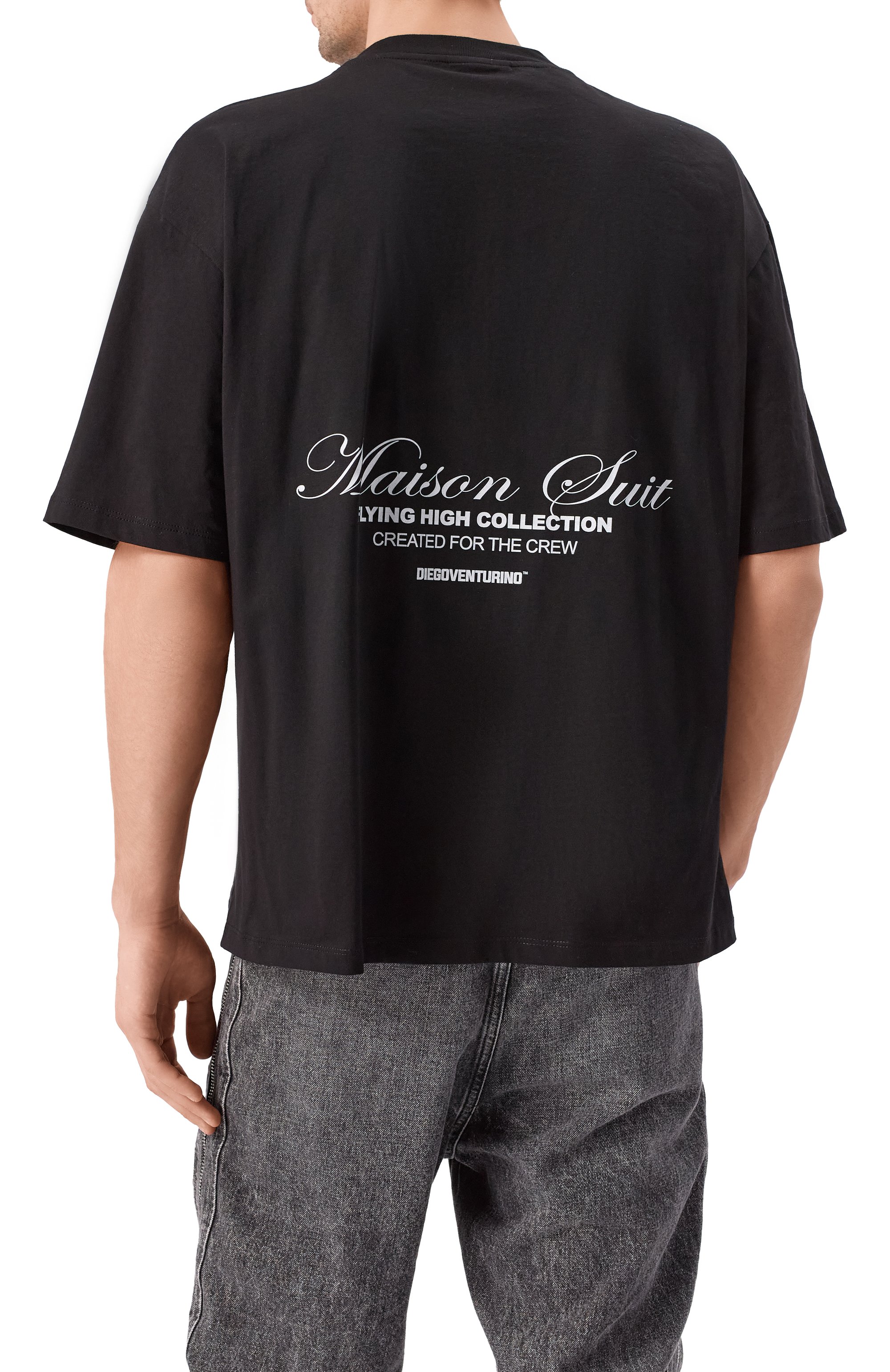 Хлопковая футболка DIEGO VENTURINO, арт. DVTS0L0G0, фото 4