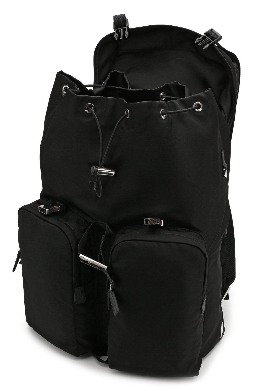 Текстильный рюкзак с внешними карманами PRADA, арт. 2VZ019-973-F0002-OOO, фото 4