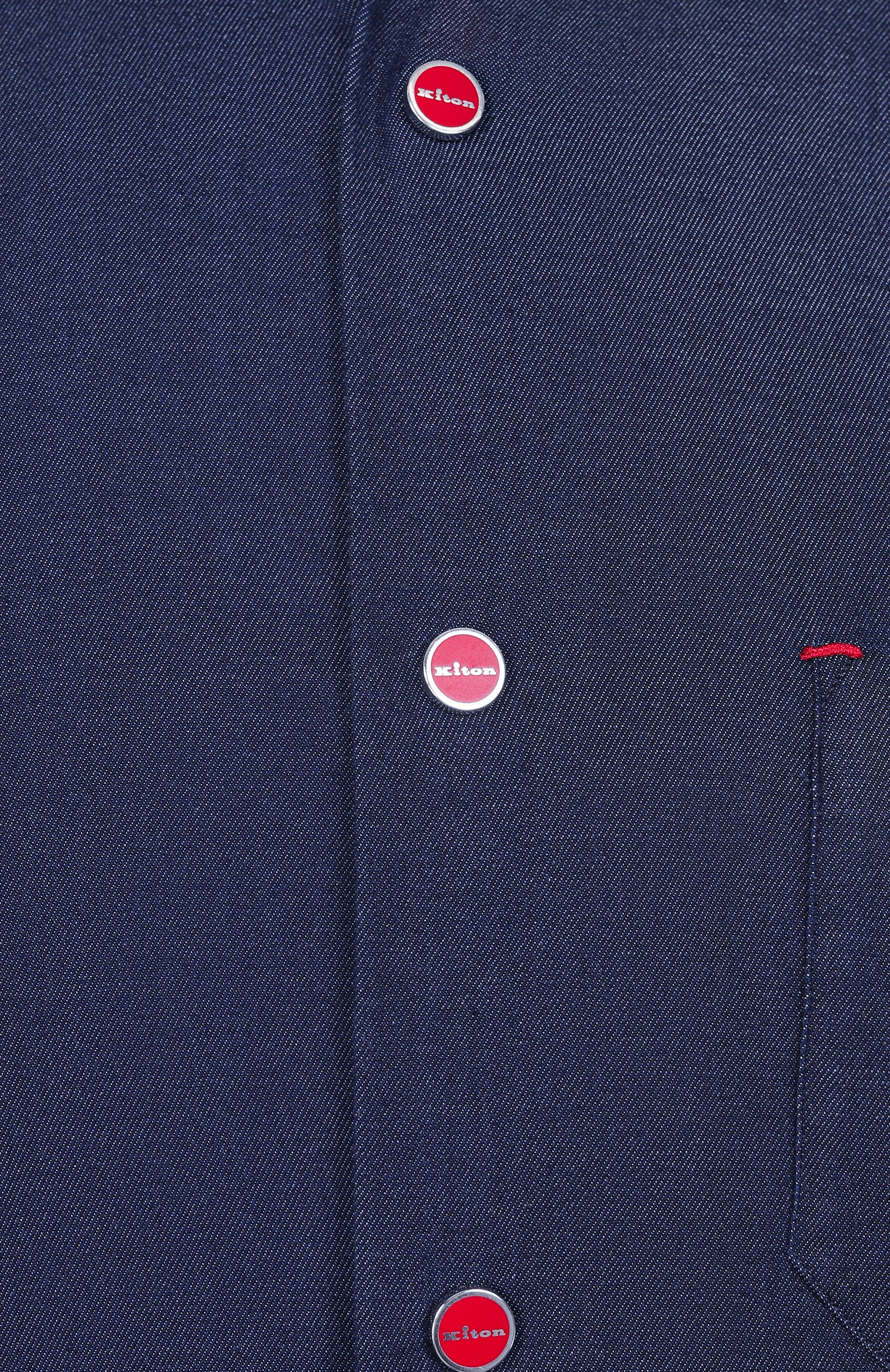 Хлопковая рубашка KITON, арт. UMCNERPH0922701, фото 6
