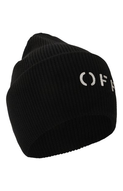 Мужская шапка из хлопка и шерсти OFF-WHITE, арт. 0MLC030F23KNI001