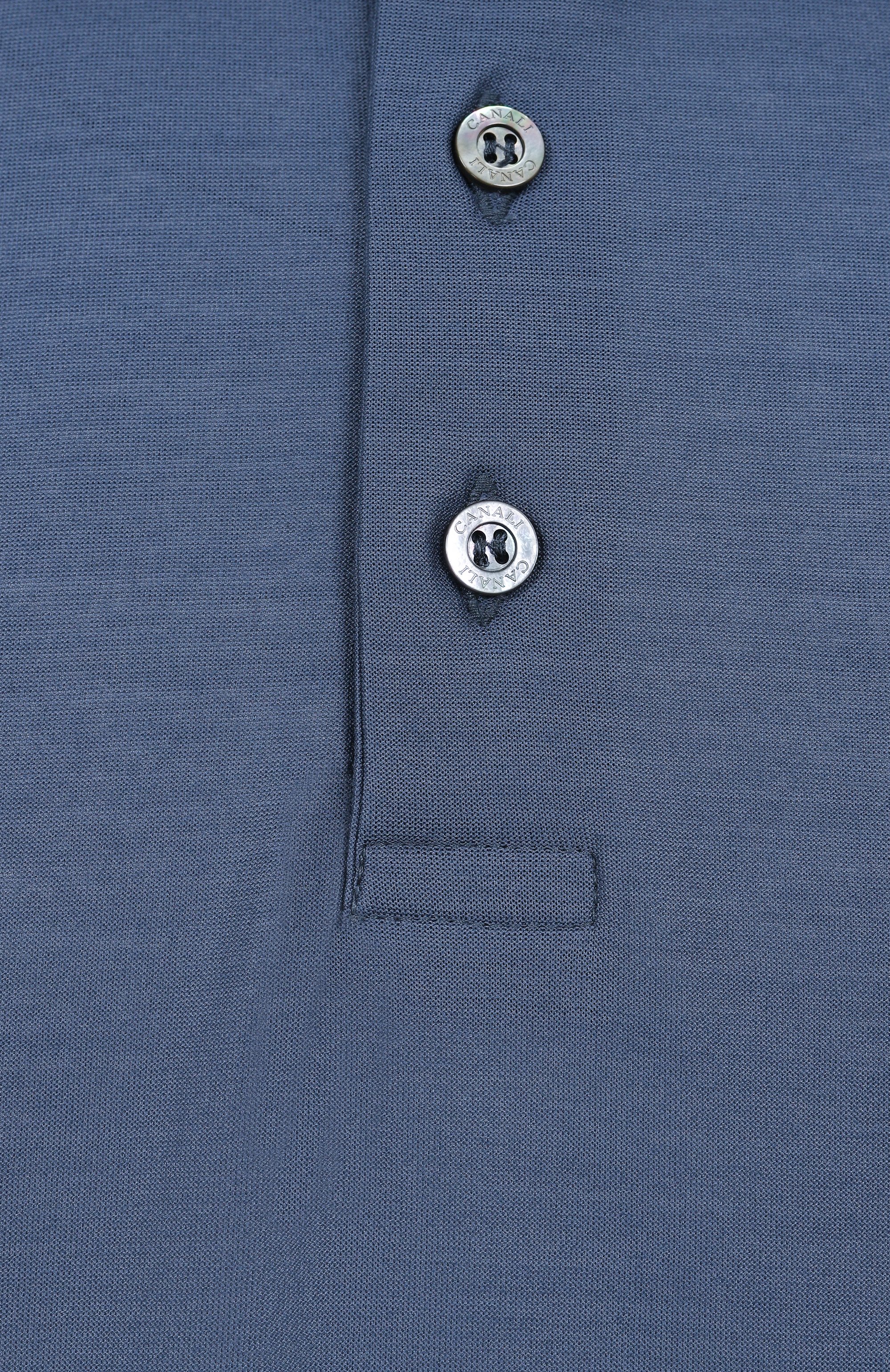 Хлопковое поло CANALI, арт. T0238B/MJ02242, фото 6