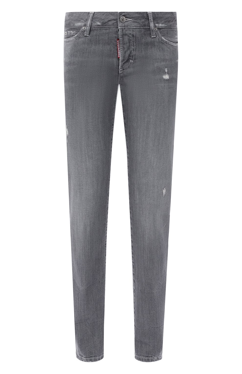 Джинсы DSQUARED2 светло-серого цвета по цене 49450 руб., арт. S75LB0342/S30260, фото 1 Джинсы DSQUARED2, арт. S75LB0342/S30260, фото 1