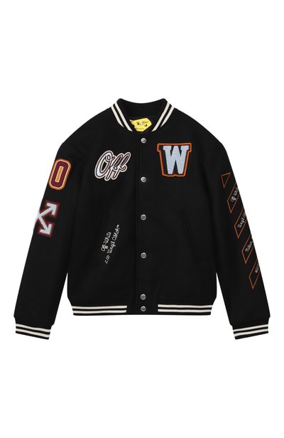 Шерстяной бомбер OFF-WHITE, арт. 0BEH001F26FAB0010