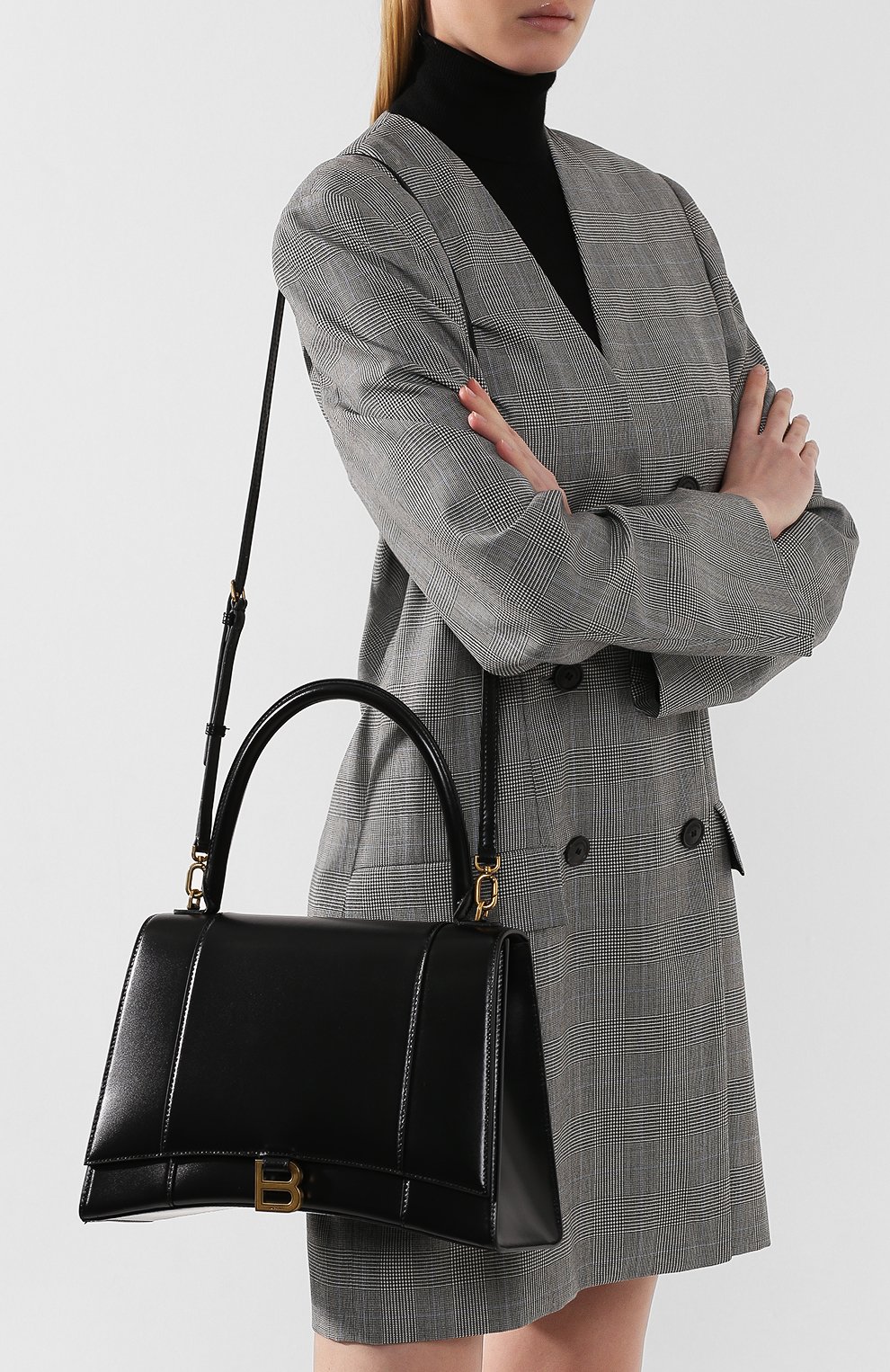 Сумка hourglass m BALENCIAGA, арт. 592823/1JH1M, фото 5