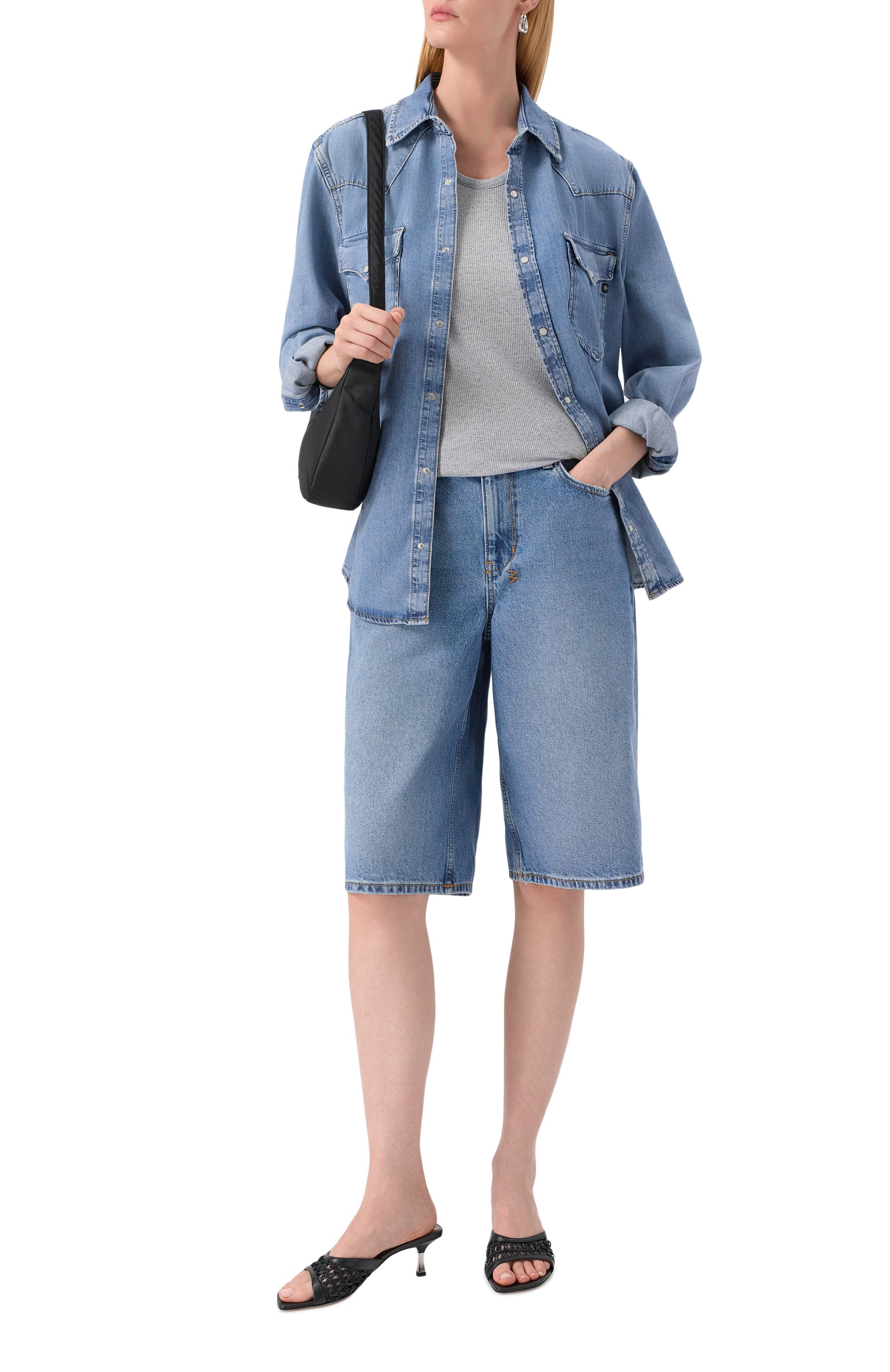 Майка DNUD PARIS серого цвета по цене 12830 руб., арт. L860, фото 2 Майка DNUD PARIS, арт. L860, фото 2